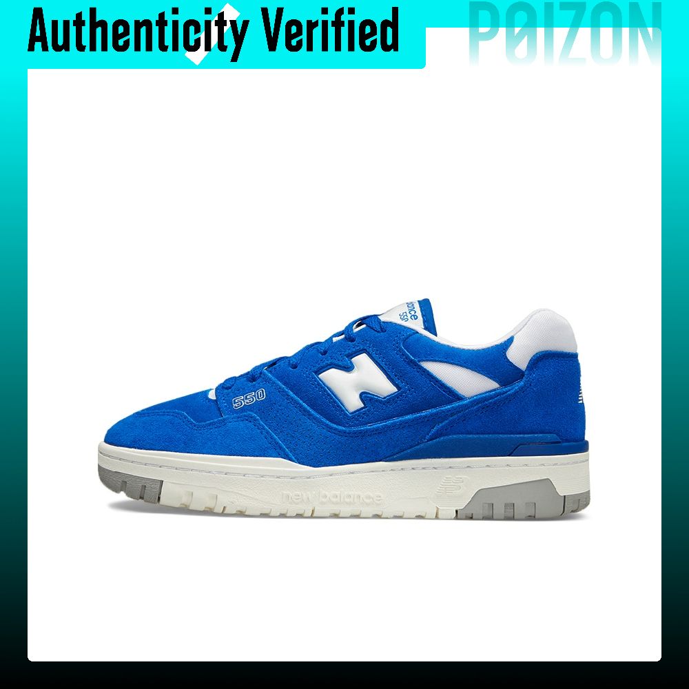 New Balance Shoes 550 - ニューバランス NB 550 牛革製ローカット耐摩耗性ヴィンテージバスケットボールシューズ ユニセックス ブルー