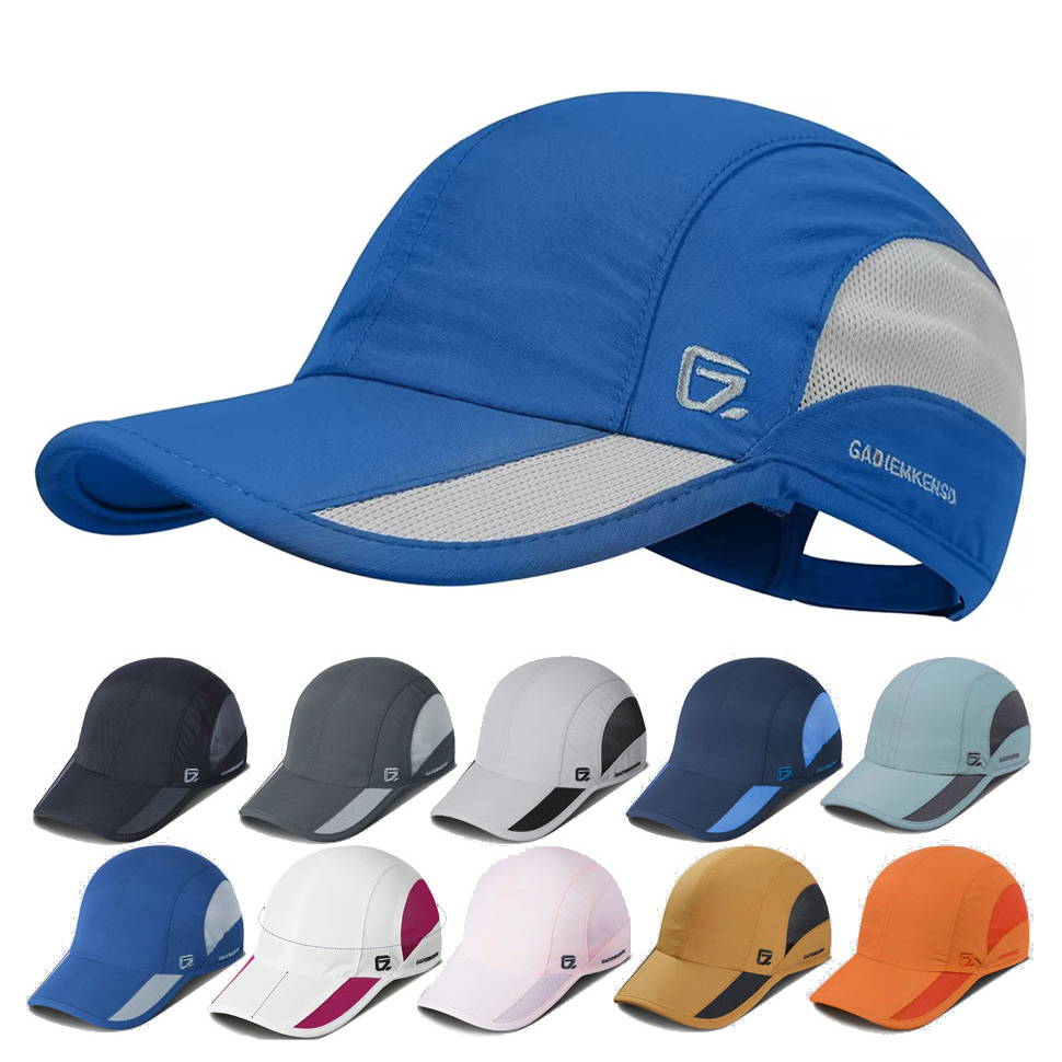 Running Cap Lightweight - GADIEMKENSD ユニセックス クイックドライ スポーツキャップ 調節可能 軽量