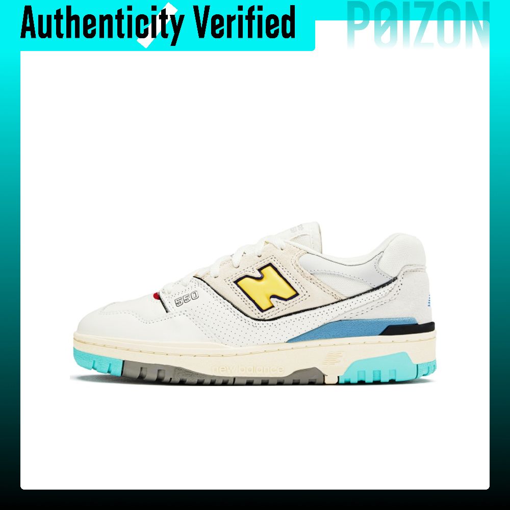 New Balance Shoes 550 - ニューバランス NB 550 滑り止め、耐摩耗性、通気性、軽量、ローカット、ヴィンテージバスケットボールシューズ、ユニセックス BB550SSC