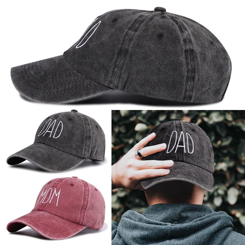 ファッションウォッシュドデニム、ヴィンテージ風日焼け防止帽子 - Dad Hat Cotton のレビューと価格
