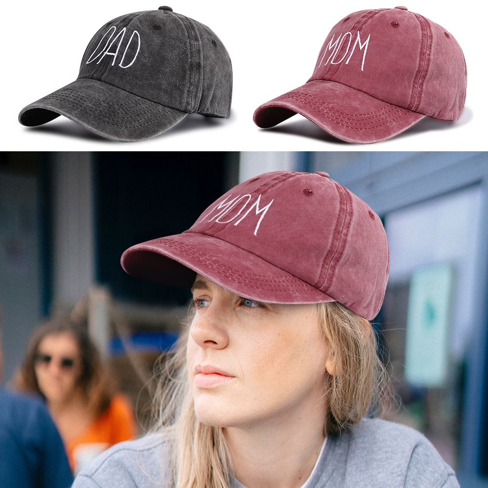 ファッションウォッシュドデニム、ヴィンテージ風日焼け防止帽子 - Dad Hat Cotton のレビューと価格