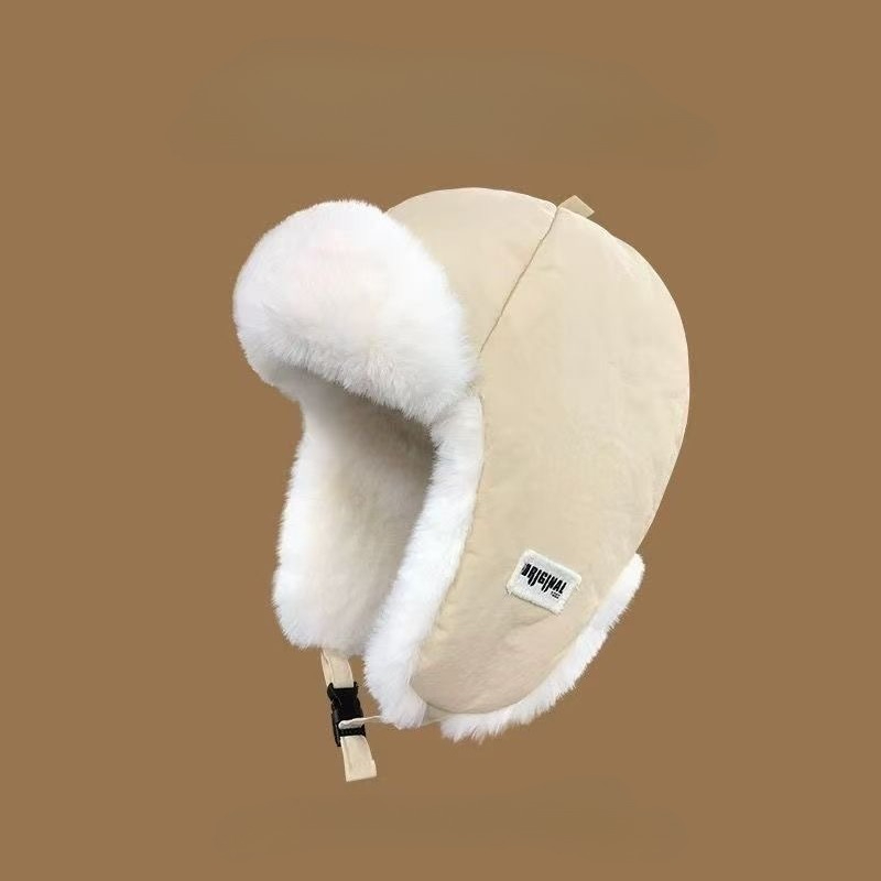 男女兼用冬用雷峰帽、屋外防風耳保護帽子、厚手のプラッシュ素材 - Winter Trapper Hat のレビューと価格