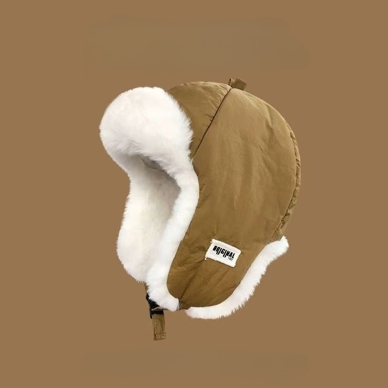 男女兼用冬用雷峰帽、屋外防風耳保護帽子、厚手のプラッシュ素材 - Winter Trapper Hat のレビューと価格