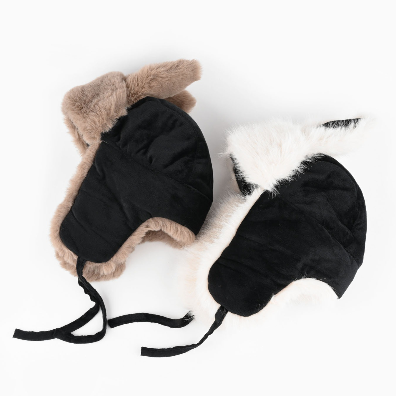 カーキ色の可愛らしいウサギ耳付きのボンバーハット。男女兼用で - Trapper Hat Ear Flap のレビューと価格