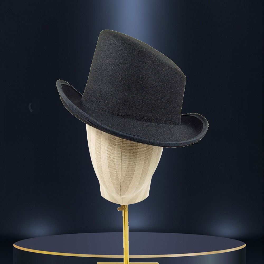 スタイリッシュなメンズ フェドーラ帽 角度付きエッジ - 秋 - Fedora Hat Wool のレビューと価格