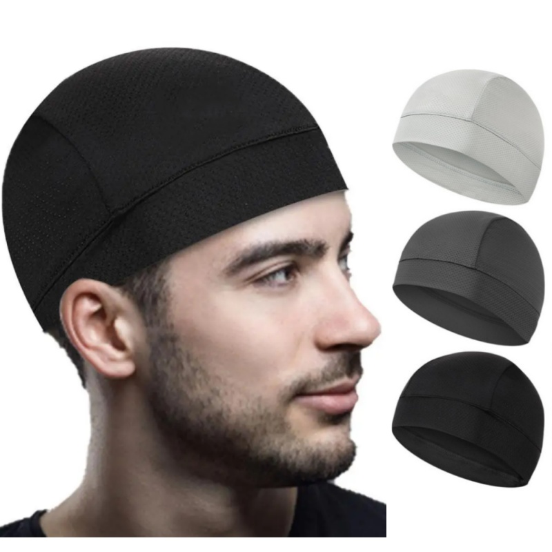 夏用速乾通気性メッシュビーニー スカルキャップ スポーツラン - Skull Cap Helmet Liner のレビューと価格