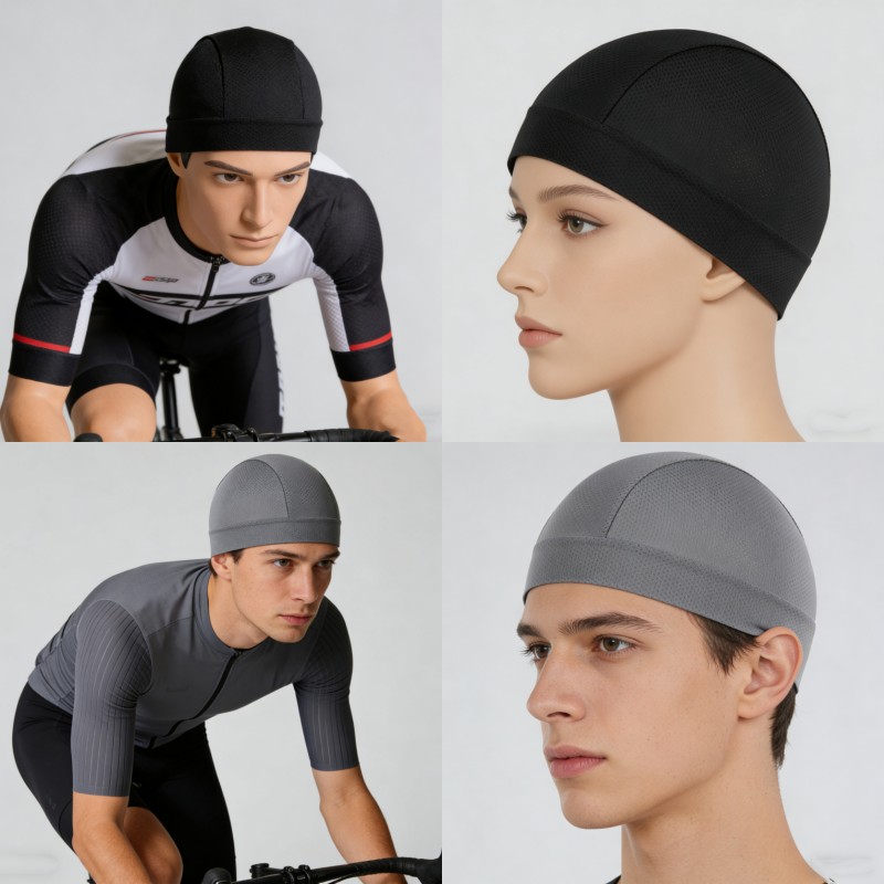 夏用速乾通気性メッシュビーニー スカルキャップ スポーツラン - Skull Cap Helmet Liner のレビューと価格